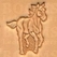 2D & 3D stamps horses & elk  horse (running) - pict. 1