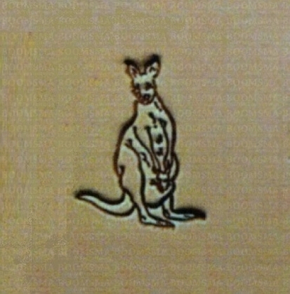 Leather stamp Kangaroo - pict. 2