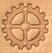 2D & 3D stamps Steam Punk gear with 4 spokes - pict. 1