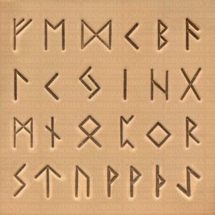 Alphabet Runic 18 mm (per set) - pict. 1