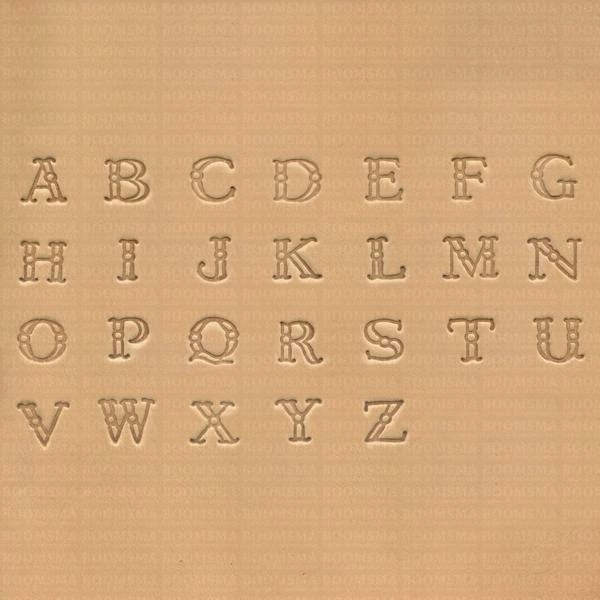 Mini alphabet & number stamp set