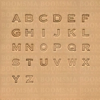Alphabetset blok 12 mm (per set)