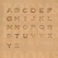 Alphabetset blok 12 mm (per set) - pict. 1