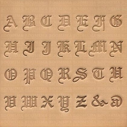Alphabetset Old English large 18 mm (per set) - pict. 1