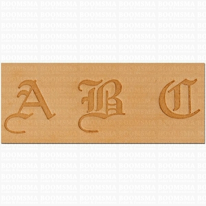 Alphabetset Old English large 18 mm (per set) - pict. 3