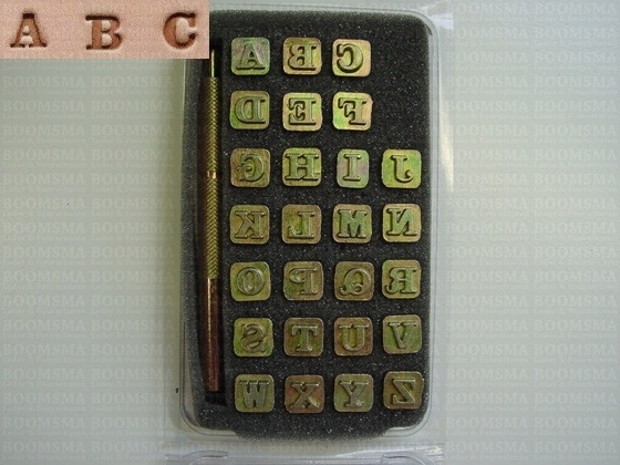 Alphabetset or numberset small alphabetset 6 á 7 mm (per set) - pict. 2
