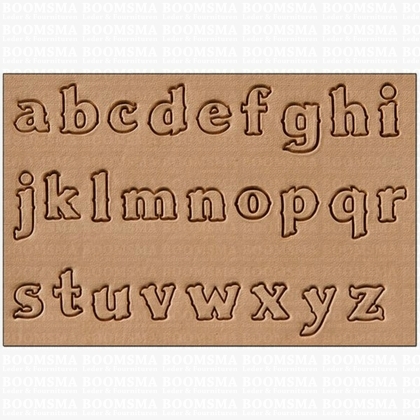 Alphabetset script lower case (no capital letters) max. size 10 × 13 mm small (per set) - pict. 3