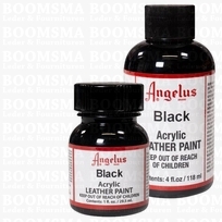 Angelus paintproducts black Acrylic leather paint (Small bottle)