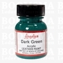 Angelus paintproducts Dark Green Acrylic leather paint 