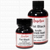 Angelus paintproducts Flat Black  Acrylic leather paint (Small bottle)
