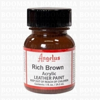 Angelus paintproducts Rich brown Acrylic leather paint 