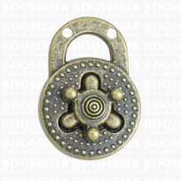 Various clasps antique brass plated Turn clasp 38 x 51 mm