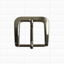 Belt buckle 30 mm silver 30 mm  