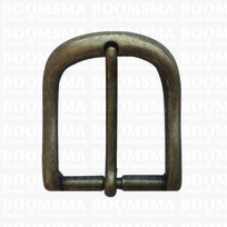 Belt buckle 35 mm antique brass plated 35 mm (ea)