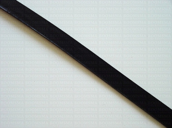 Belts/strips of veg-tanned leather sides Black black - pict. 1