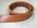 Belts/strips of veg-tanned leather sides Light Brown / Cognac - pict. 2