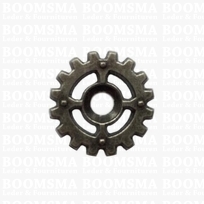 Bezel concho (gears) gearwheel 4 spikes Ø 20 mm