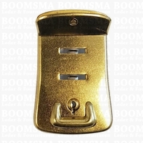 Briefcase key lock gold (per pair)