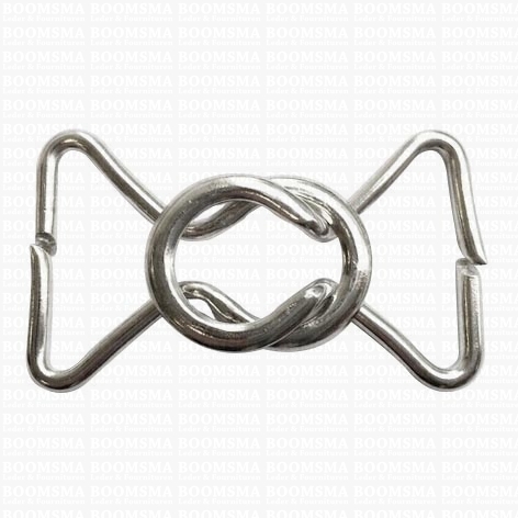 Buy your Buckle hook/loop silver hook clasp for 30 mm belt online