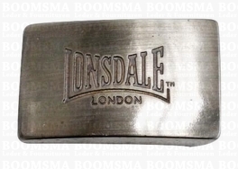 Buckle Lonsdale (London) 6,4 cm x 3,8 cm (35 mm belt)  per piece colour: silver