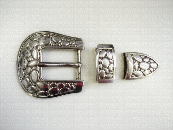 Buckle set: 'stone' 1 inch (= 25 mm) (ea) - pict. 3