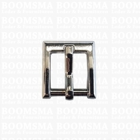 Buckle square chrome plated 16 mm