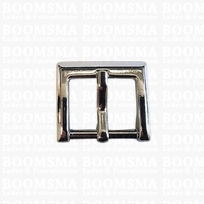 Buckle square chrome plated 25 mm