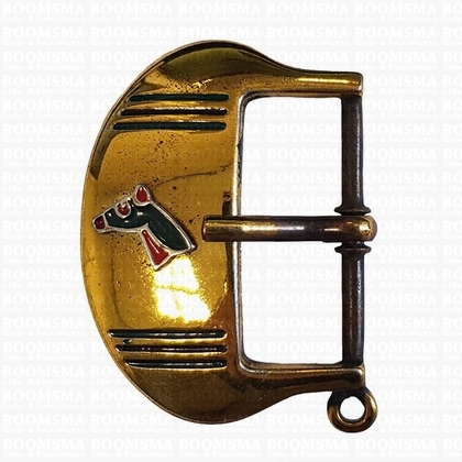 Buckle with horsehead gold 40 mm (ea) - pict. 1
