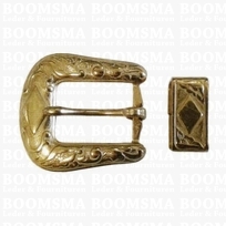 Buckle with keeper 20 mm per piece colour: gold