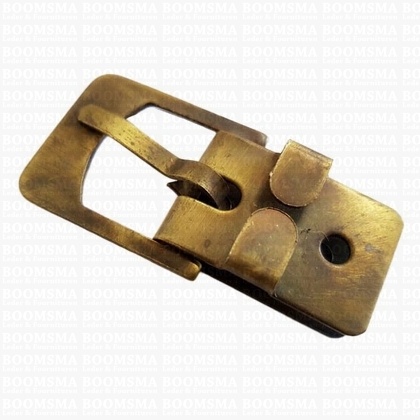 Buckle with keeper for bagstrap colour: bronze (per piece) - pict. 1
