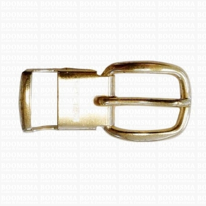 Buckle with slider 20 mm per 5 pieces colour: gold - pict. 1