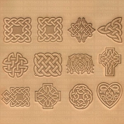 Celtic stamp set 25 × 30 mm (per set) - pict. 1