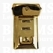 Briefcase key lock gold (per pair) - pict. 1