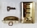 Briefcase key lock gold (per pair) - pict. 2