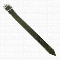 Coloured little belt (split) green 1,5 × 20 cm 