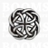 Concho: Celtic conchos screwback Filigree round filigree concho knot 'round' (ea) 30 x 30 mm - pict. 1