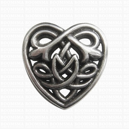Concho: Celtic heart (screw) - pict. 1