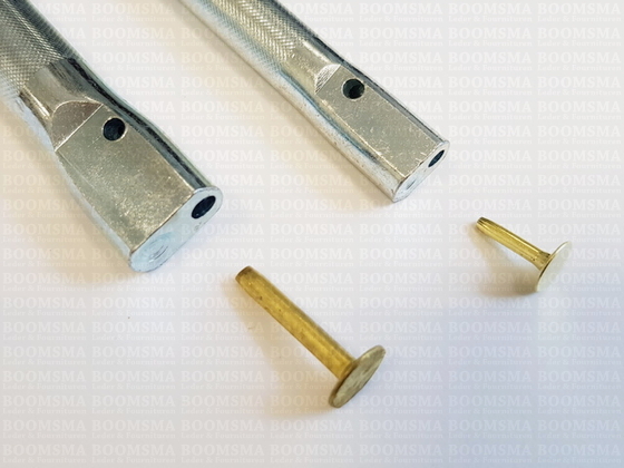 Copper rivet and burr setter large copper rivet (thick) and burr setter, (Excl. copper rivets) - pict. 3