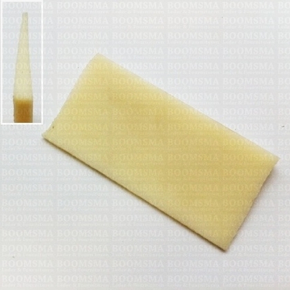 Crepe (natural rubber) 5 cm × 9 cm × 1 cm (w × l × h), crepe wedge (dikte 0 tot 1 cm) (ea) - pict. 2