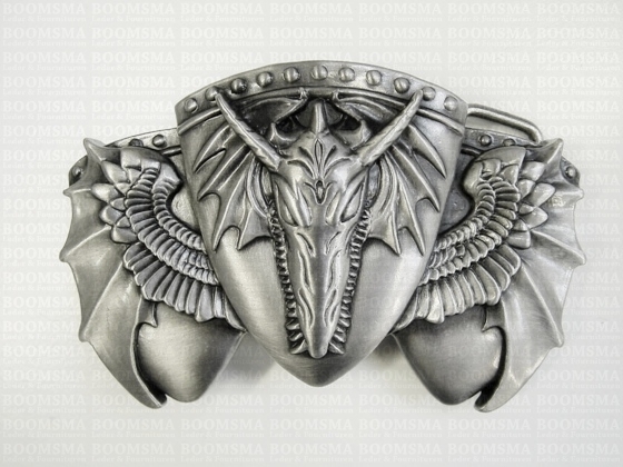 Dragon buckles shield with dragon's head - pict. 2