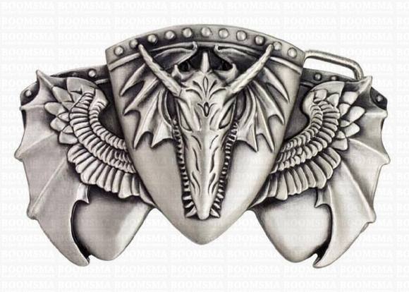 Dragon buckles shield with dragon's head - pict. 1