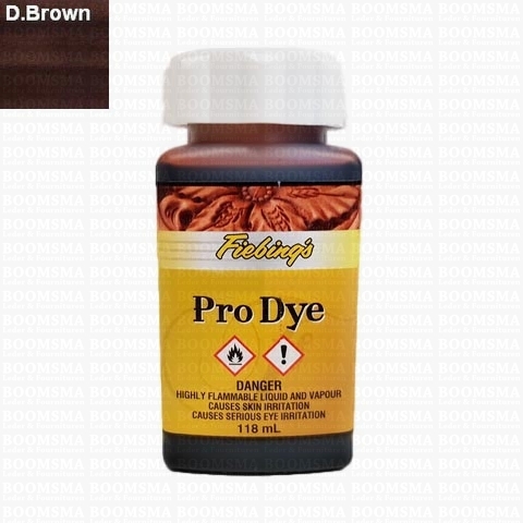 Fiebing Pro Dye 118 Ml Dark Brown, Can You Dye Brown Leather Black