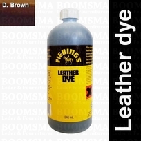Fiebing Leather dye 946 ml (large bottle) dark brown Dark brown LARGE bottle