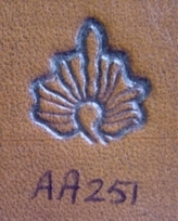Figure stamps large AA251
