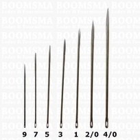 Glover's needles size 5, 39 mm long - 0,80 mm thick - single needle