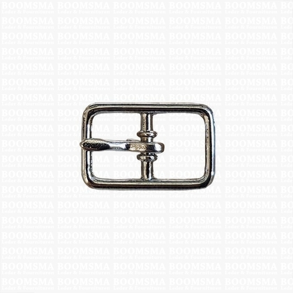 Halter buckle straight chrome plated  13 mm (ea) - pict. 1