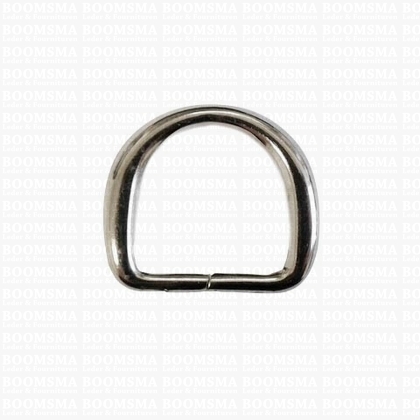 Handle Ring Limited (unwelded) 20 mm colour: silver (10/pk) - pict. 1