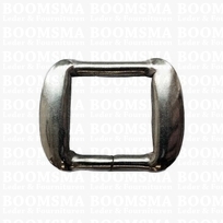 Handleholder 'flat' silver 24 mm (round part)