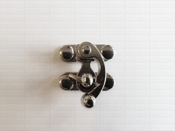 Hook-eye lock silver hook-eye small (2,5 × 3 cm) (ea) - pict. 3