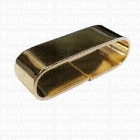 Keeper wide rounded gold feed-through 30 mm (per 10 pieces)